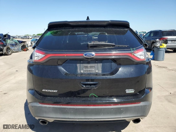 2018 Ford Edge SEL with VIN 2FMPK3J97JBB63599, listed as a Copart auction lot 50375464 with 80,558 mi miles and Salvage Title. Bid and sale history available at carsss.com. Image 6.