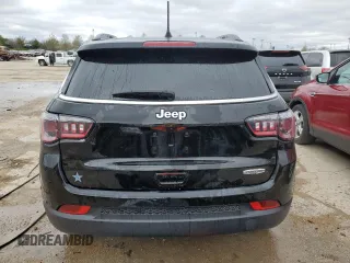 2022 Jeep Compass Latitude with VIN 3C4NJCBB8NT109576, listed as a Copart auction lot 47607294 with 28,863 mi miles and Salvage Title. Bid and sale history available at carsss.com. Image 6.
