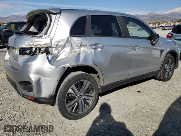 2021 Mitsubishi Outlander Sport SE with VIN JA4APVAU7MU019247, listed as a Copart auction lot 46119095 with 71,638 mi miles and Salvage Title. Bid and sale history available at carsss.com. Image 3.