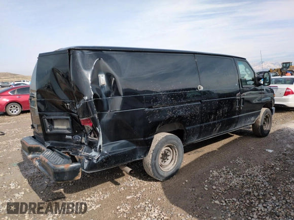 2012 Ford Econoline Cargo Super Duty Commercial with VIN 1FTSS3EL8CDB15093, listed as a Copart auction lot 46466605 with 263,217 mi miles and Salvage title. Bid and sale history available at DreamBid. Image 3.