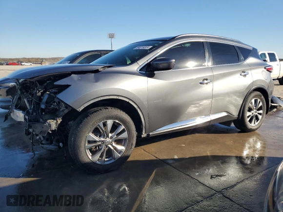 2016 Nissan Murano SV with VIN 5N1AZ2MG3GN111860, listed as a Copart auction lot 84019324 with 227,368 mi miles and Salvage Title. Bid and sale history available at carsss.com. Image 1.
