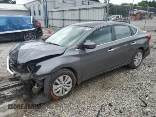 2019 Nissan Sentra S with VIN 3N1AB7AP9KY258578, listed as a Copart auction lot 61084855 with 84,258 mi miles and Salvage title. Bid and sale history available at DreamBid. Image 1.