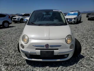 2012 FIAT 500 Lounge with VIN 3C3CFFCR5CT122857, listed as a Copart auction lot 64419545 with 97,605 mi miles and Salvage title. Bid and sale history available at DreamBid. Image 5.