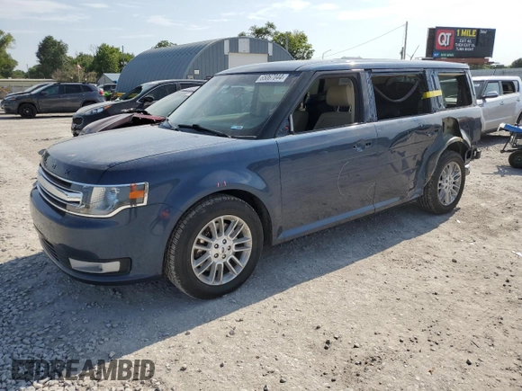 2017 Ford Flex SEL with VIN 2FMGK5C8XHBA04540, listed as a Copart auction lot 65067044 with 75,782 mi miles and Salvage Title. Bid and sale history available at carsss.com. Image 1.