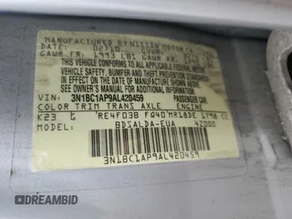 2010 Nissan Versa S z VIN 3N1BC1AP9AL420459, wystawiony jako Copart lot #56132335 z przebiegiem 174 094 mil mil oraz Szkoda całkowita • Salvage title. Historia ofert i sprzedaży dostępna na DreamBid. Obrazek 12.
