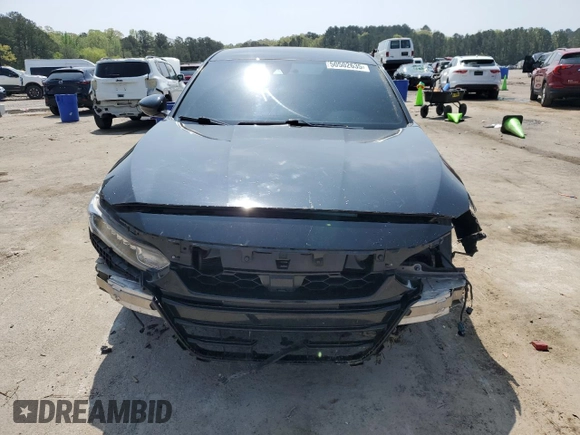 2019 Honda Accord Sport with VIN 1HGCV1F34KA037329, listed as a Copart auction lot 50502635 with 129,638 mi miles and Salvage Title. Bid and sale history available at DreamBid. Image 5.