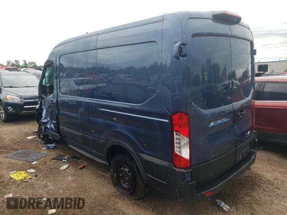 2023 Ford E-Transit Cargo z VIN 1FTBW9CK5PKA89071, wystawiony jako Copart lot #61103064 z przebiegiem Nie podano mil oraz . Historia ofert i sprzedaży dostępna na DreamBid. Obrazek 2.
