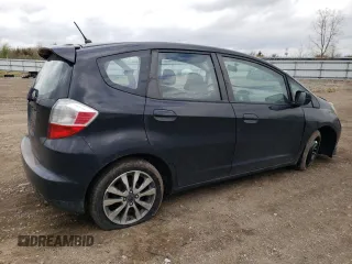2013 Honda Fit Sport with VIN JHMGE8H51DC009050, listed as a Copart auction lot 53913855 with 207,199 mi miles and Salvage Title. Bid and sale history available at carsss.com. Image 3.