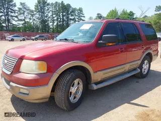 2004 Ford Expedition Eddie Bauer with VIN 1FMFU18L74LA94395, listed as a IAAI auction lot 41998486 with 192,619 mi miles. Bid and sale history available at carsss.com. Image 2.