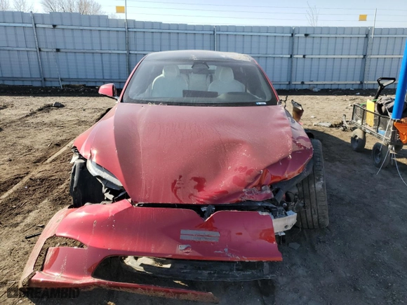2023 Tesla Model S with VIN 5YJSA1E53PF512587, listed as a Copart auction lot 48983475 with 41,232 mi miles and Salvage Title. Bid and sale history available at carsss.com. Image 5.