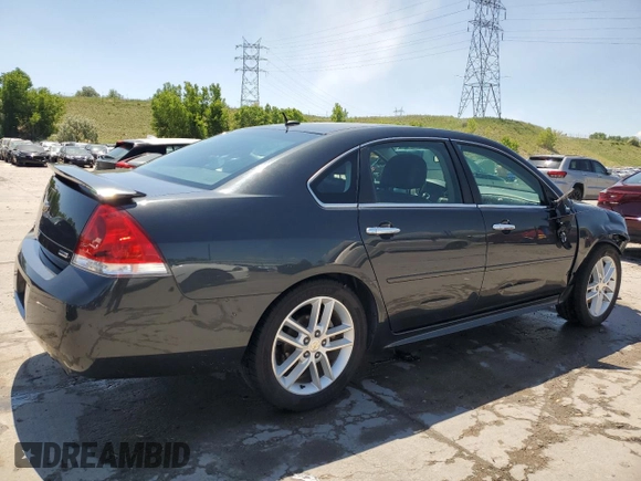2014 Chevrolet Impala LTZ with VIN 2G1WC5E32E1182483, listed as a Copart auction lot 60308935 with 116,714 mi miles and Salvage title. Bid and sale history available at DreamBid. Image 3.