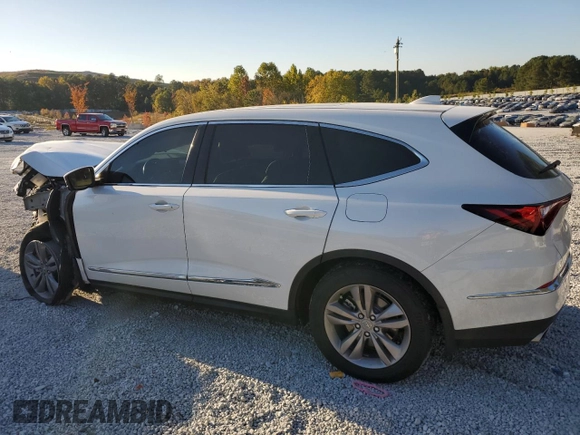 2022 Acura MDX with VIN 5J8YE1H35NL003508, listed as a Copart auction lot 76452114 with 0 mi miles and Salvage Title. Bid and sale history available at carsss.com. Image 2.