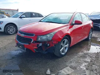 2015 Chevrolet Cruze LT with VIN 1G1PE5SB9F7188957, listed as a IAAI auction lot 41591969 with 152,983 mi miles. Bid and sale history available at carsss.com. Image 2.