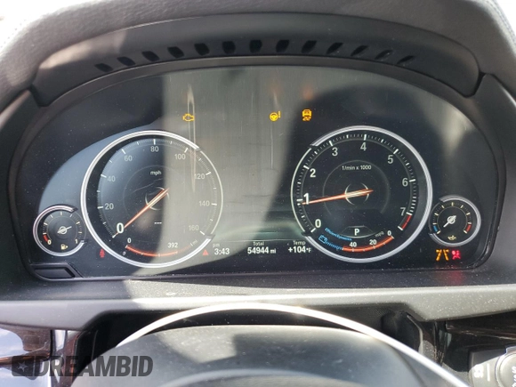 2019 BMW X6 xDrive35i with VIN 5UXKU2C56K0Z65365, listed as a Copart auction lot 59678573 with 54,944 mi miles. Bid and sale history available at carsss.com. Image 9.