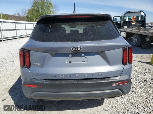 2021 Kia Sorento LX z VIN 5XYRGDLC6MG017336, wystawiony jako Copart lot #50144775 z przebiegiem 84 757 mil mil oraz Szkoda całkowita • Salvage title. Historia ofert i sprzedaży dostępna na DreamBid. Obrazek 6.