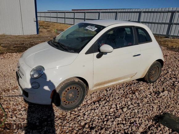 2012 FIAT 500 Pop with VIN 3C3CFFAR3CT309243, listed as a Copart auction lot 43509425 with 73,054 mi miles and Clean Title. Bid and sale history available at carsss.com. Image 1.