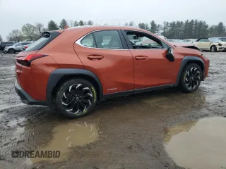 2020 Lexus UX 250h z VIN JTHP9JBHXL2020762, wystawiony jako Copart lot #52128145 z przebiegiem 33 651 mil mil oraz Szkoda całkowita • Salvage title. Historia ofert i sprzedaży dostępna na DreamBid. Obrazek 3.
