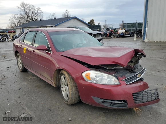 2010 Chevrolet Impala LT with VIN 2G1WB5EK9A1181643, listed as a Copart auction lot 86568984 with 126,555 mi miles and Salvage Title. Bid and sale history available at carsss.com. Image 4.