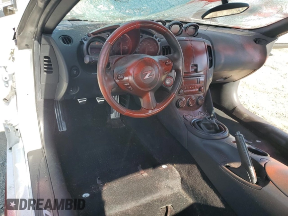 2015 Nissan 370Z with VIN JN1AZ4EH2FM442315, listed as a Copart auction lot 49625524 with 0 mi miles. Bid and sale history available at carsss.com. Image 8.
