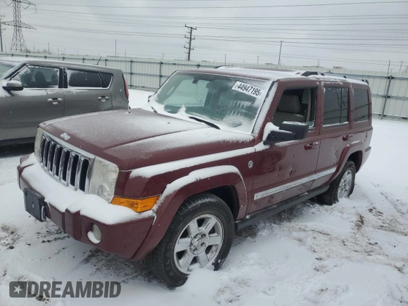 2007 Jeep Commander Limited с VIN 1J8HG58P37C563073, выставлен на аукционе Copart как лот 44947195 с пробегом 105 677 миль миль и Списание • Salvage title. История ставок и продаж доступна на DreamBid. Изображение 1.