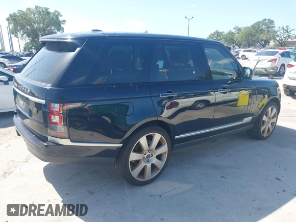 2014 Land Rover Range Rover Autobiography with VIN SALGV2EF4EA126011, listed as a IAAI auction lot 42010908 with 63,423 mi miles and . Bid and sale history available at DreamBid. Image 4.