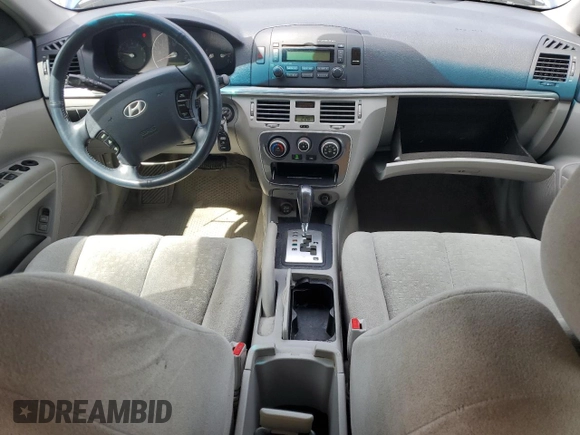 2006 Hyundai Sonata GLS with VIN 5NPEU46F16H054495, listed as a Copart auction lot 56177335 with 116,927 mi miles and Salvage Title. Bid and sale history available at DreamBid. Image 8.