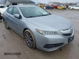 2017 Acura TLX V6 w/Technology Pkg with VIN 19UUB3F58HA001694, listed as a IAAI auction lot 41667703 with 85,959 mi miles. Bid and sale history available at carsss.com. Image 1.