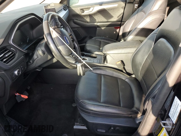 2020 Ford Escape SEL with VIN 1FMCU0H61LUB07822, listed as a Copart auction lot 73777834 with Not provided miles and Salvage title. Bid and sale history available at DreamBid. Image 7.