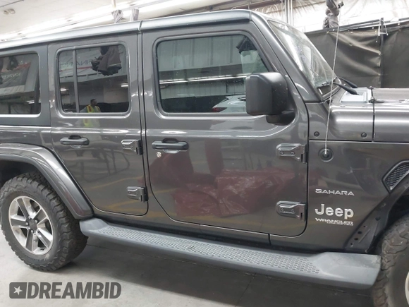 2019 Jeep Wrangler Unlimited Sahara с VIN 1C4HJXEN8KW588369, выставлен на аукционе IAAI как лот 42581061 с пробегом 90 710 миль миль и . История ставок и продаж доступна на DreamBid. Изображение 14.