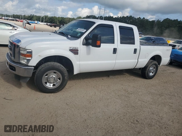2009 Ford F-250 XL with VIN 1FTSW21R19EB22852, listed as a Copart auction lot 60052435 with 147,095 mi miles and Salvage title. Bid and sale history available at DreamBid. Image 1.