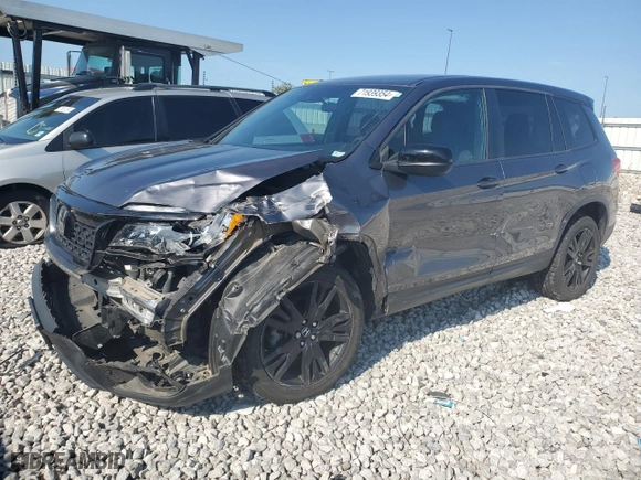 2019 Honda Passport Sport with VIN 5FNYF8H22KB027453, listed as a Copart auction lot 71939354 with 44,859 mi miles and Salvage Title. Bid and sale history available at carsss.com. Image 1.
