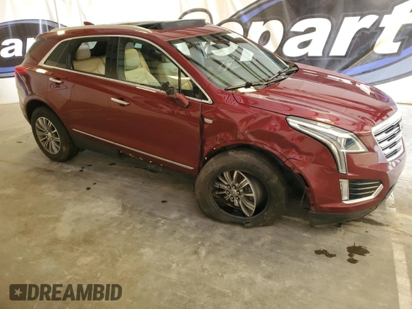 2017 Cadillac XT5 Luxury FWD with VIN 1GYKNBRS5HZ171595, listed as a Copart auction lot 62879055 with 87,834 mi miles and Clean title. Bid and sale history available at DreamBid. Image 4.