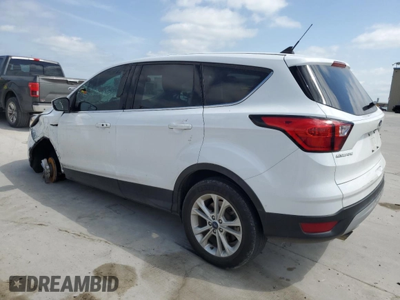 2019 Ford Escape SE with VIN 1FMCU9GD2KUA21566, listed as a Copart auction lot 53618215 with 51,186 mi miles and Salvage Title. Bid and sale history available at carsss.com. Image 2.
