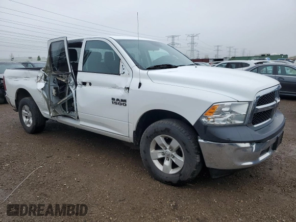 2017 Ram 1500 ST with VIN 1C6RR7FG0HS692634, listed as a Copart auction lot 55267935 with 108,408 mi miles and Salvage title. Bid and sale history available at DreamBid. Image 4.