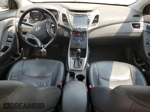 2014 Hyundai Elantra SE with VIN 5NPDH4AE4EH481375, listed as a Copart auction lot 58931095 with 187,303 mi miles and Salvage title. Bid and sale history available at DreamBid. Image 8.