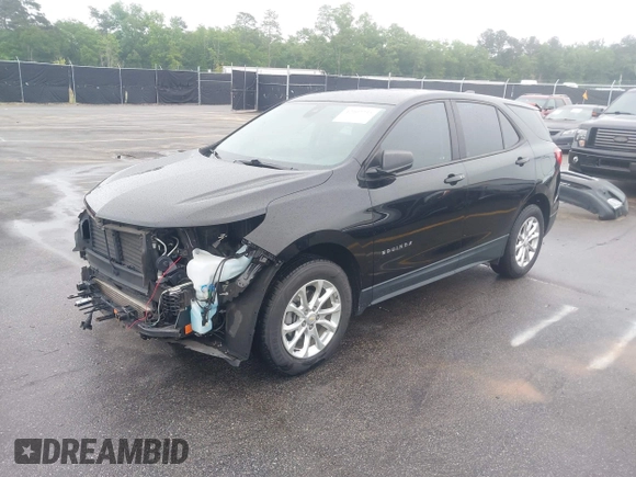 2020 Chevrolet Equinox LS with VIN 2GNAXHEVXL6282184, listed as a IAAI auction lot 42102233 with 56,968 mi miles and . Bid and sale history available at DreamBid. Image 2.