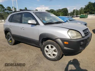 2005 Hyundai Tucson GLS with VIN KM8JN12DX5U212587, listed as a Copart auction lot 72044114 with 128,993 mi miles and Salvage Title. Bid and sale history available at carsss.com. Image 4.