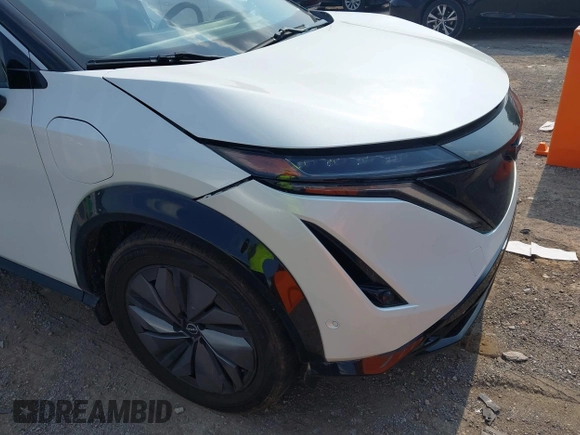 2023 Nissan ARIYA Evolve+ with VIN JN1BF0BA0PM410042, listed as a IAAI auction lot 42382816 with 30,373 mi miles and . Bid and sale history available at DreamBid. Image 6.