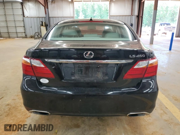 2011 Lexus LS 460 with VIN JTHBL5EF8B5106422, listed as a Copart auction lot 52498925 with 119,072 mi miles and Salvage title. Bid and sale history available at DreamBid. Image 6.