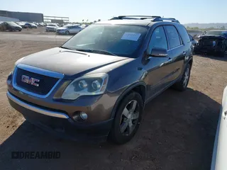 2012 GMC Acadia SLT2 with VIN 1GKKRSED0CJ190603, listed as a IAAI auction lot 42045225 with 153,601 mi miles. Bid and sale history available at carsss.com. Image 2.