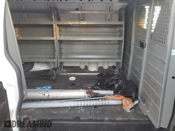 2018 Chevrolet Express Cargo Van with VIN 1GCWGAFP2J1333165, listed as a Copart auction lot 81050874 with 0 mi miles and Salvage Title. Bid and sale history available at carsss.com. Image 11.