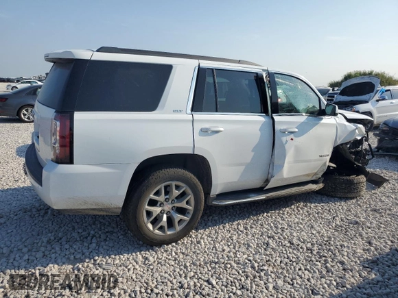 2017 GMC Yukon SLT with VIN 1GKS1BKC2HR295235, listed as a Copart auction lot 66477894 with 0 mi miles and Salvage Title. Bid and sale history available at carsss.com. Image 3.