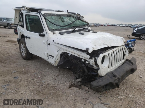 2022 Jeep Wrangler Sport S with VIN 1C4GJXAG3NW151208, listed as a Copart auction lot 51785434 with Not provided miles and Non repairable. Bid and sale history available at DreamBid. Image 4.