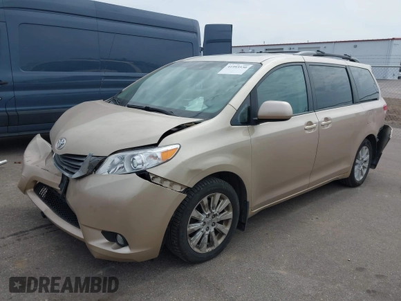 2013 Toyota Sienna XLE with VIN 5TDDK3DC4DS055796, listed as a IAAI auction lot 41993530 with 256,735 mi miles and . Bid and sale history available at DreamBid. Image 17.