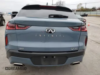 2024 Infiniti QX55 Luxe with VIN 3PCAJ5JR9RF104514, listed as a Copart auction lot 80583134 with 14,511 mi miles and Salvage Title. Bid and sale history available at DreamBid. Image 6.