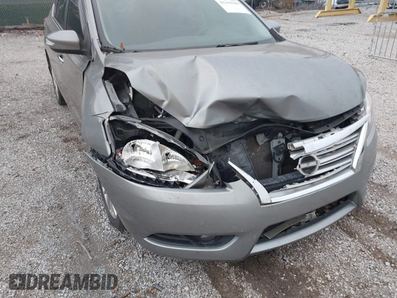 2014 Nissan Sentra S with VIN 3N1AB7AP8EY310027, listed as a IAAI auction lot 41142509 with 130,897 mi miles and . Bid and sale history available at DreamBid. Image 6.