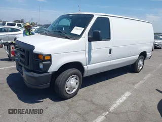 2009 Ford Econoline Cargo Commercial with VIN 1FTNE14W89DA80617, listed as a IAAI auction lot 42082273 with 70,347 mi miles and . Bid and sale history available at DreamBid. Image 2.