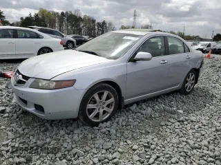 2004 Acura TSX w/Navigation with VIN JH4CL96974C035961, listed as a Copart auction lot 51262395 with 168,133 mi miles and Salvage Title. Bid and sale history available at carsss.com. Image 1.