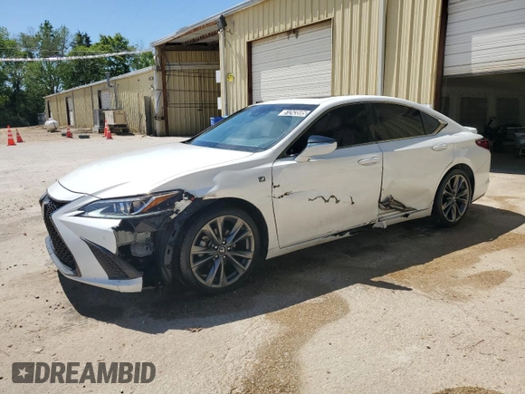 2021 Lexus ES 350 F Sport z VIN 58AGZ1B10MU097350, wystawiony jako Copart lot #51243595 z przebiegiem 93 411 mil mil oraz Czysty tytuł • Clean title. Historia ofert i sprzedaży dostępna na DreamBid. Obrazek 1.