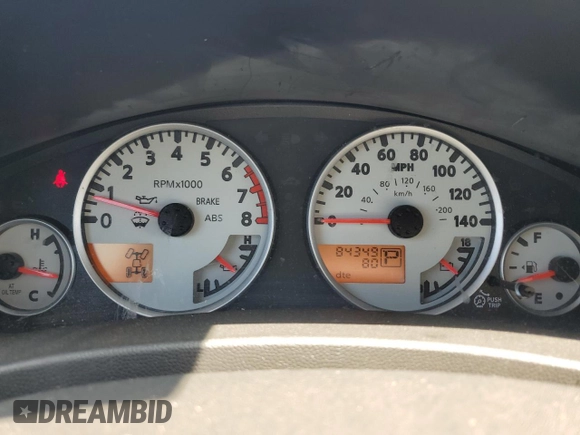 2010 Nissan Frontier Pro-4X with VIN 1N6AD0EV5AC435641, listed as a Copart auction lot 63388025 with 84,349 mi miles and Salvage title. Bid and sale history available at DreamBid. Image 9.